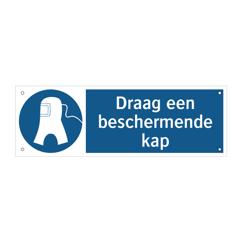 Draag een beschermende kap & Draag een beschermende kap & Draag een beschermende kap