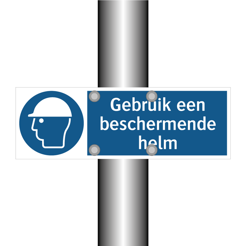 Gebruik een beschermende helm & Gebruik een beschermende helm & Gebruik een beschermende helm