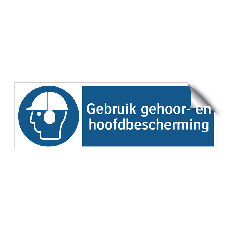 Gebruik gehoor- en hoofdbescherming & Gebruik gehoor- en hoofdbescherming