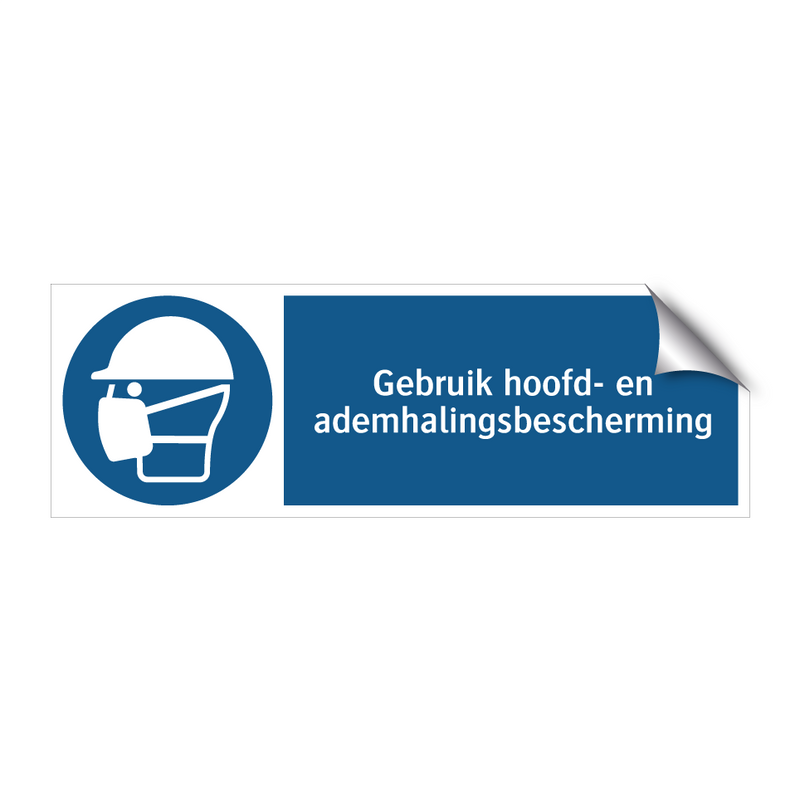 Gebruik hoofd- en ademhalingsbescherming & Gebruik hoofd- en ademhalingsbescherming