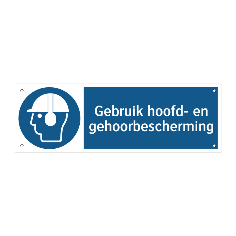 Gebruik hoofd- en gehoorbescherming & Gebruik hoofd- en gehoorbescherming