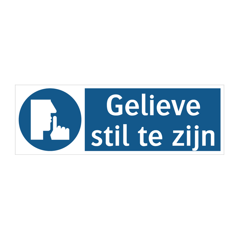 Gelieve stil te zijn & Gelieve stil te zijn & Gelieve stil te zijn & Gelieve stil te zijn