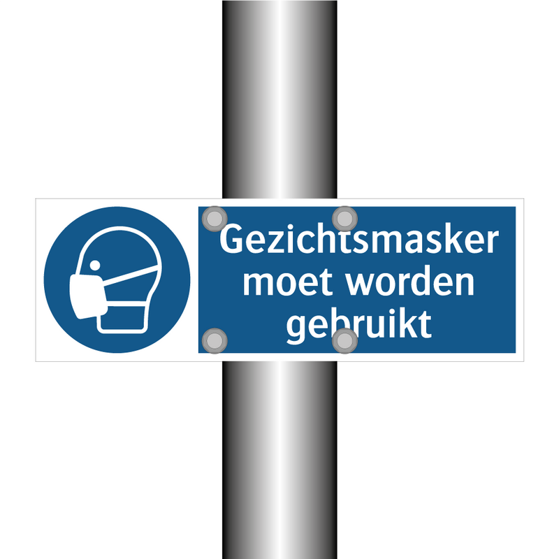 Gezichtsmasker moet worden gebruikt & Gezichtsmasker moet worden gebruikt