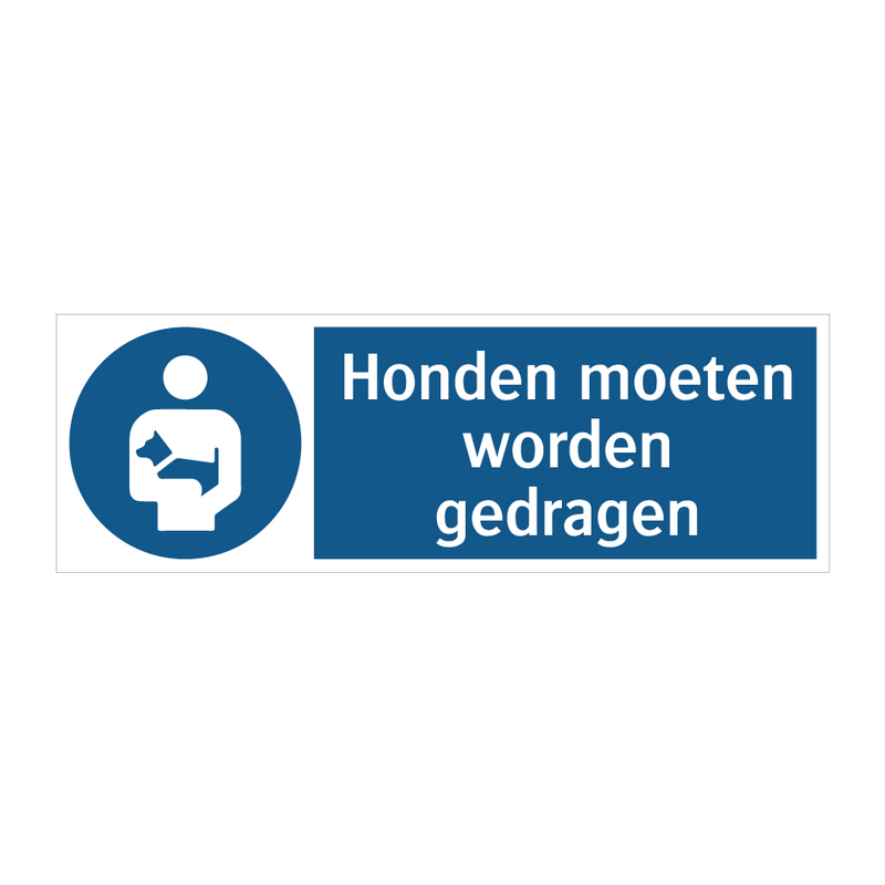 Honden moeten worden gedragen & Honden moeten worden gedragen & Honden moeten worden gedragen