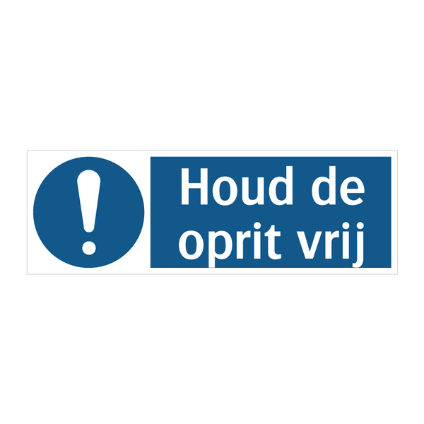 Houd de oprit vrij & Houd de oprit vrij & Houd de oprit vrij & Houd de oprit vrij