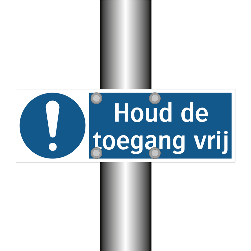 Houd de toegang vrij & Houd de toegang vrij & Houd de toegang vrij