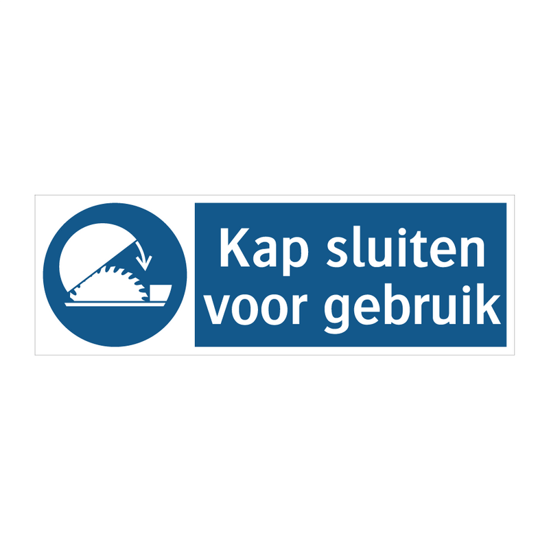 Kap sluiten voor gebruik & Kap sluiten voor gebruik & Kap sluiten voor gebruik