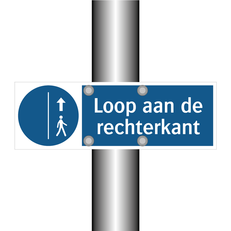 Loop aan de rechterkant & Loop aan de rechterkant & Loop aan de rechterkant