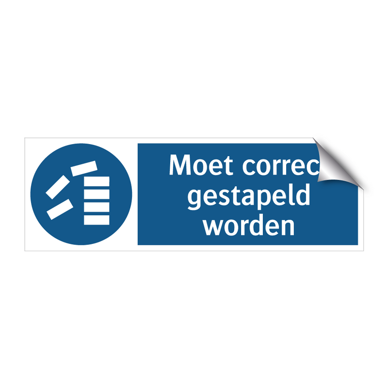 Moet correct gestapeld worden & Moet correct gestapeld worden & Moet correct gestapeld worden