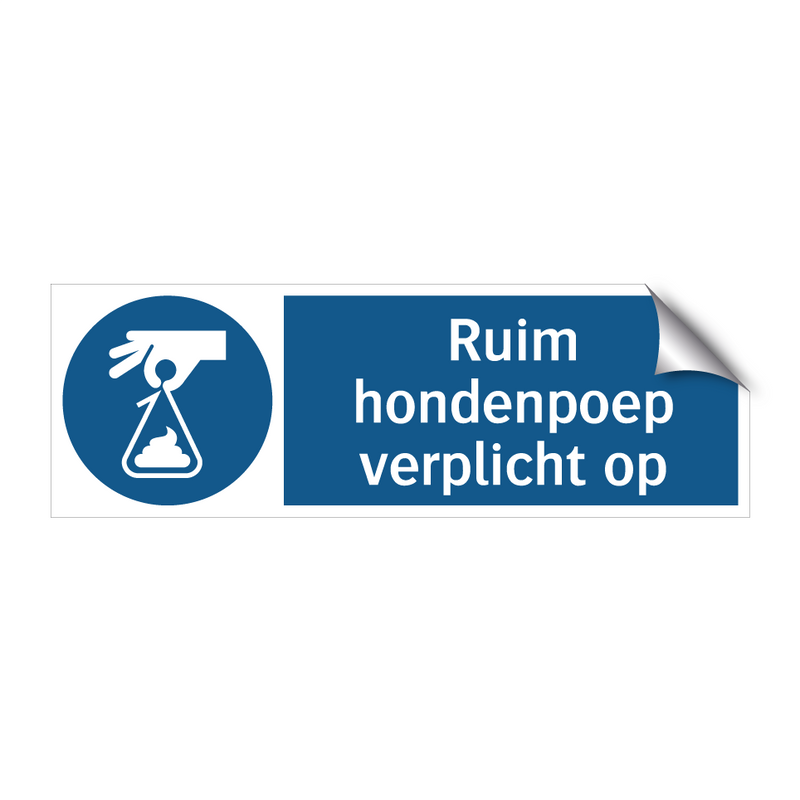 Ruim hondenpoep verplicht op & Ruim hondenpoep verplicht op & Ruim hondenpoep verplicht op