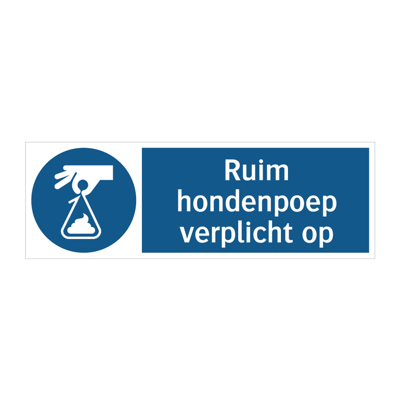 Ruim hondenpoep verplicht op & Ruim hondenpoep verplicht op & Ruim hondenpoep verplicht op