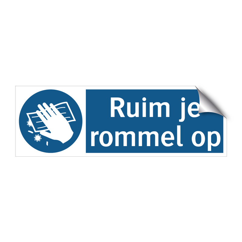 Ruim je rommel op & Ruim je rommel op & Ruim je rommel op & Ruim je rommel op