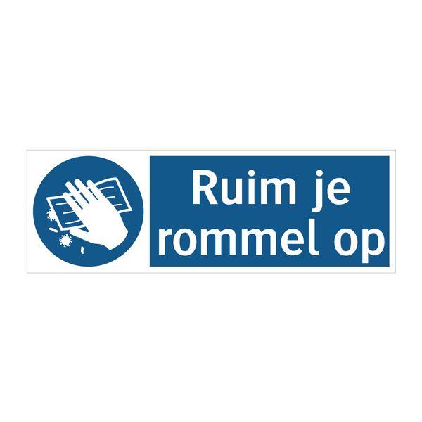 Ruim je rommel op & Ruim je rommel op & Ruim je rommel op & Ruim je rommel op & Ruim je rommel op