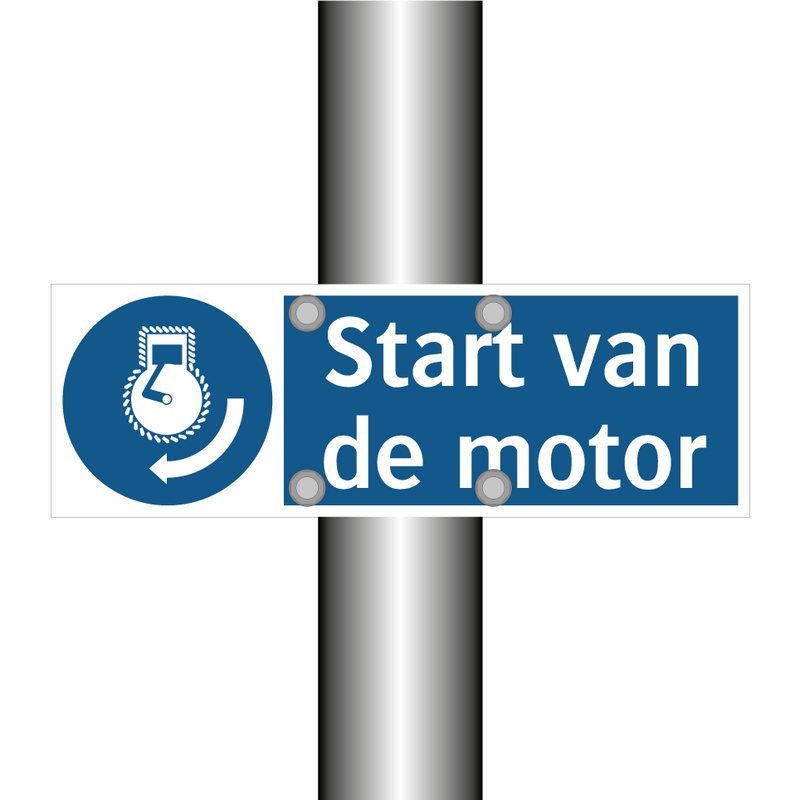 Start van de motor & Start van de motor & Start van de motor