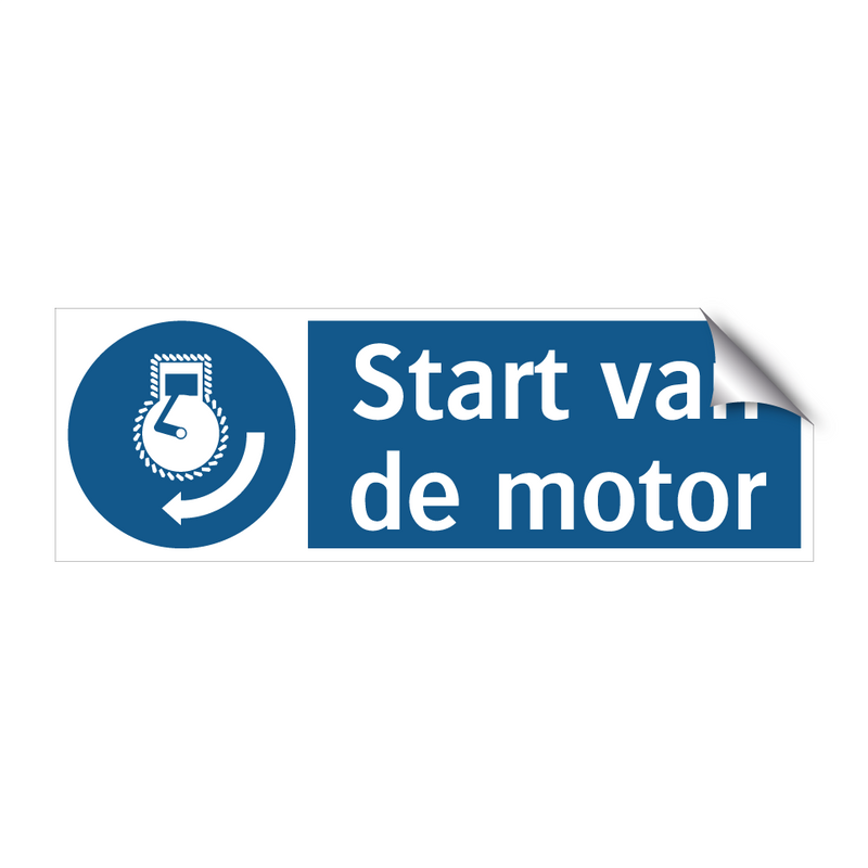 Start van de motor & Start van de motor & Start van de motor & Start van de motor