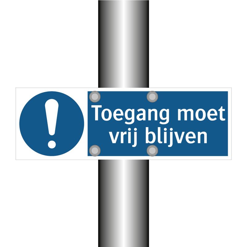 Toegang moet vrij blijven & Toegang moet vrij blijven & Toegang moet vrij blijven