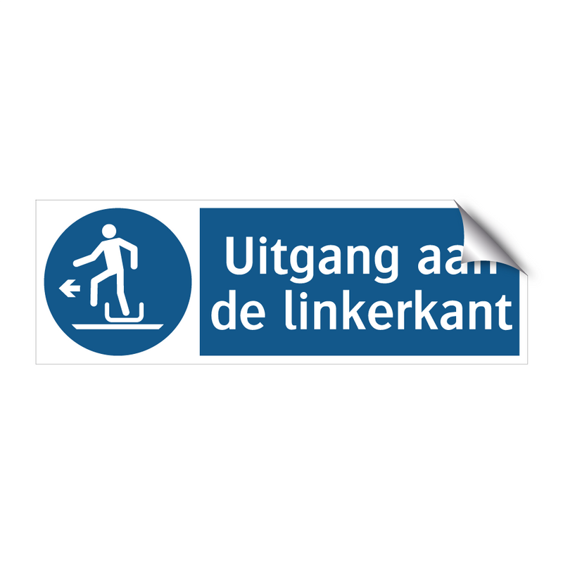 Uitgang aan de linkerkant & Uitgang aan de linkerkant & Uitgang aan de linkerkant