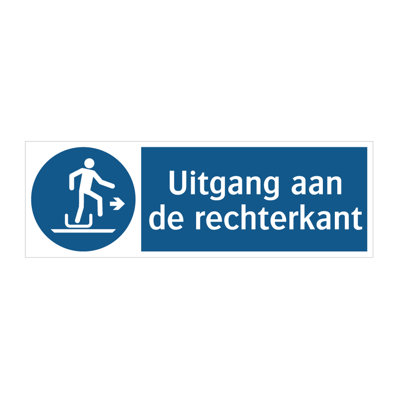 Uitgang aan de rechterkant & Uitgang aan de rechterkant & Uitgang aan de rechterkant