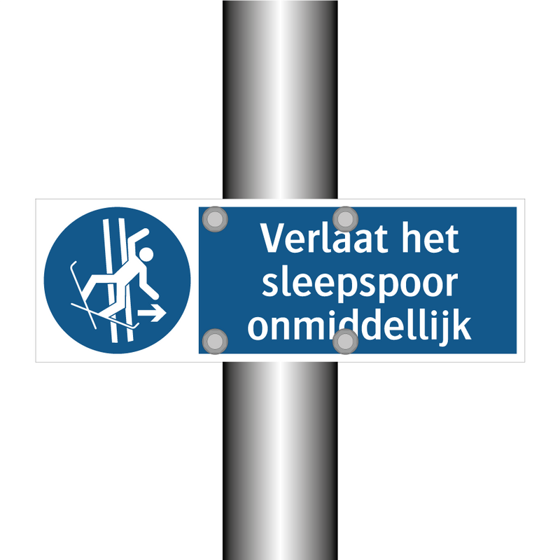 Verlaat het sleepspoor onmiddellijk & Verlaat het sleepspoor onmiddellijk