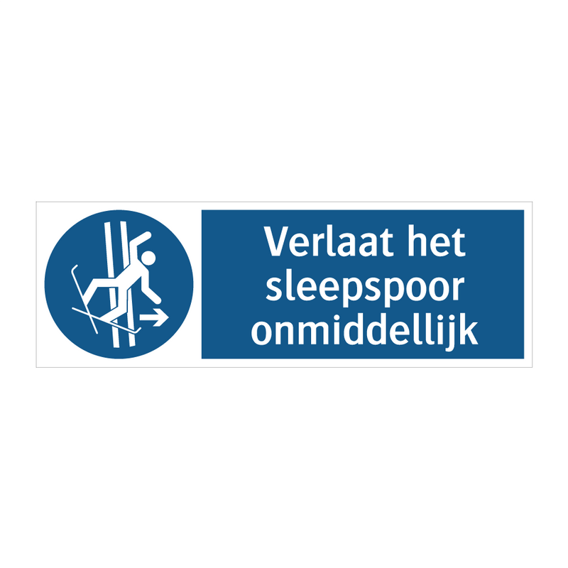 Verlaat het sleepspoor onmiddellijk & Verlaat het sleepspoor onmiddellijk