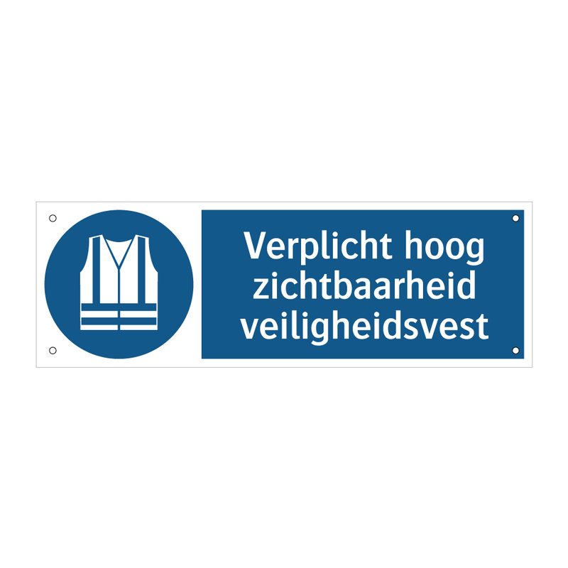 Verplicht hoog zichtbaarheid veiligheidsvest & Verplicht hoog zichtbaarheid veiligheidsvest