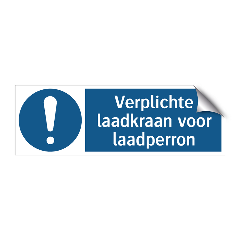 Verplichte laadkraan voor laadperron & Verplichte laadkraan voor laadperron