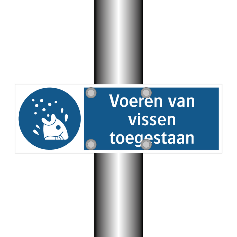 Voeren van vissen toegestaan & Voeren van vissen toegestaan & Voeren van vissen toegestaan