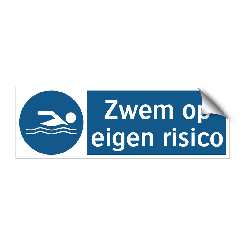 Zwem op eigen risico & Zwem op eigen risico & Zwem op eigen risico & Zwem op eigen risico