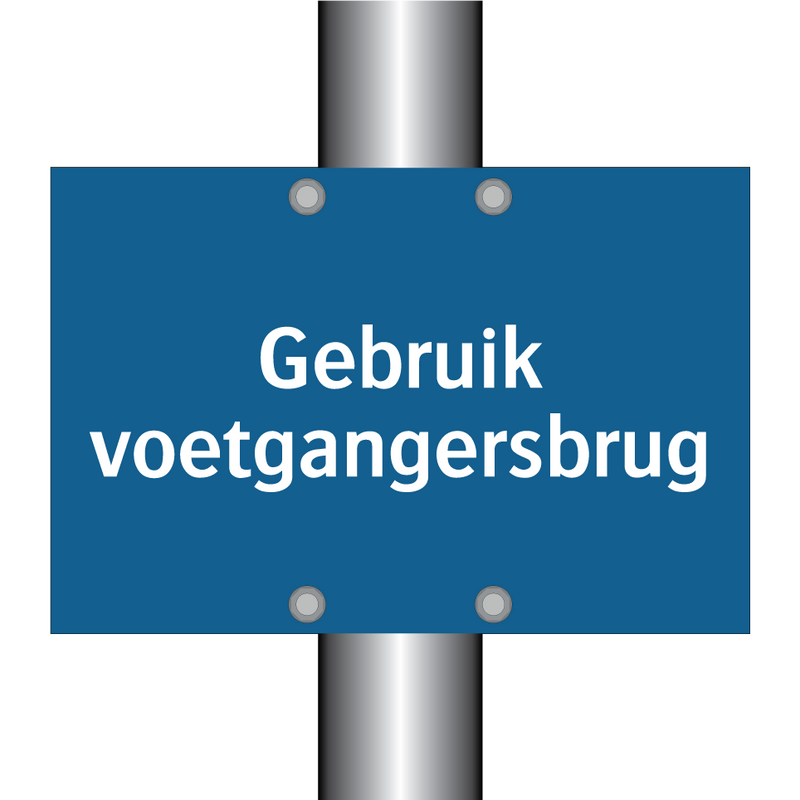 Gebruik voetgangersbrug & Gebruik voetgangersbrug & Gebruik voetgangersbrug