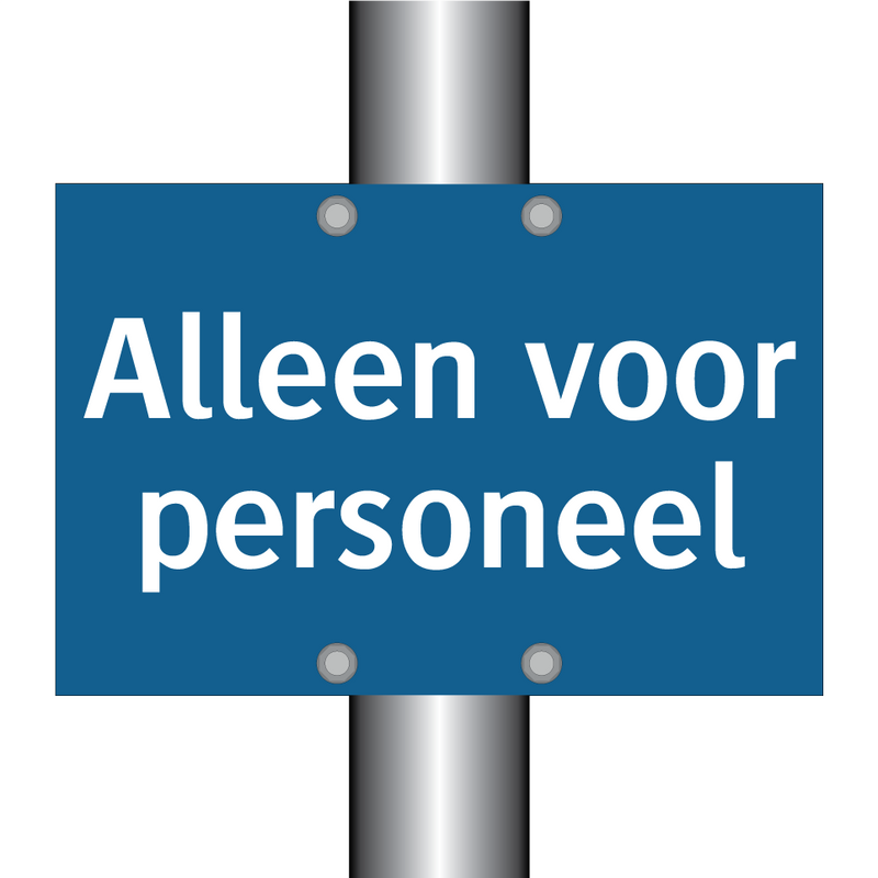 Alleen voor personeel & Alleen voor personeel & Alleen voor personeel & Alleen voor personeel