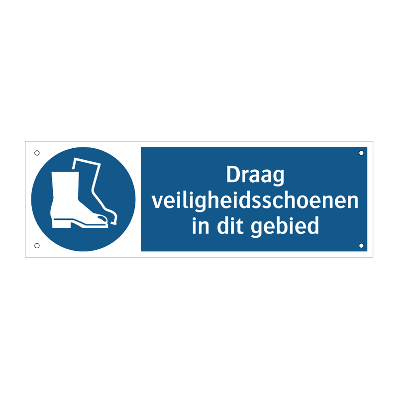 Draag veiligheidsschoenen in dit gebied & Draag veiligheidsschoenen in dit gebied