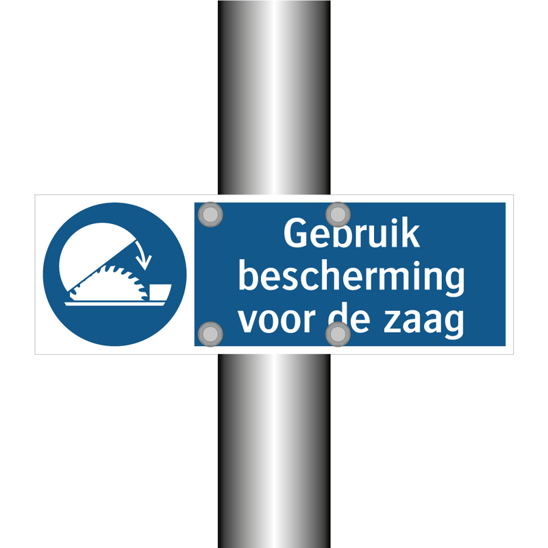 Gebruik bescherming voor de zaag & Gebruik bescherming voor de zaag