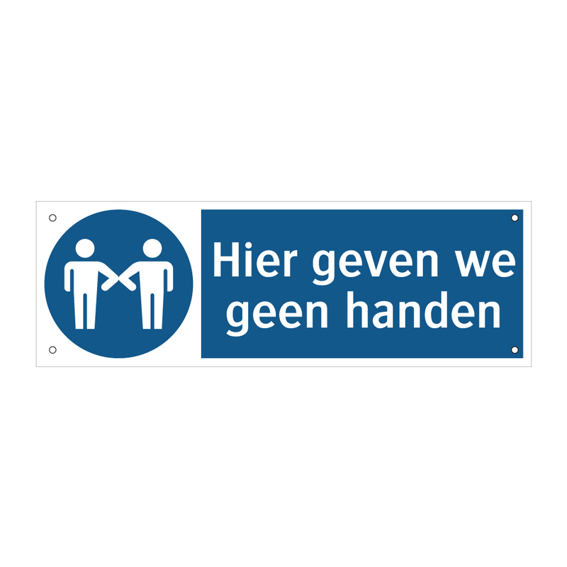 Hier geven we geen handen & Hier geven we geen handen & Hier geven we geen handen