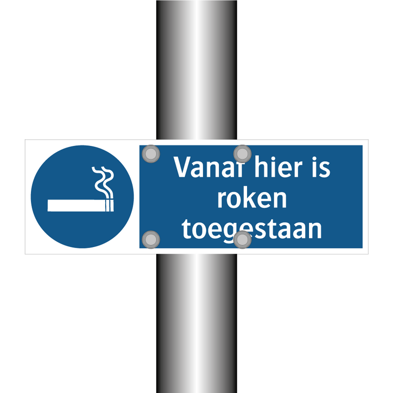 Vanaf hier is roken toegestaan & Vanaf hier is roken toegestaan & Vanaf hier is roken toegestaan