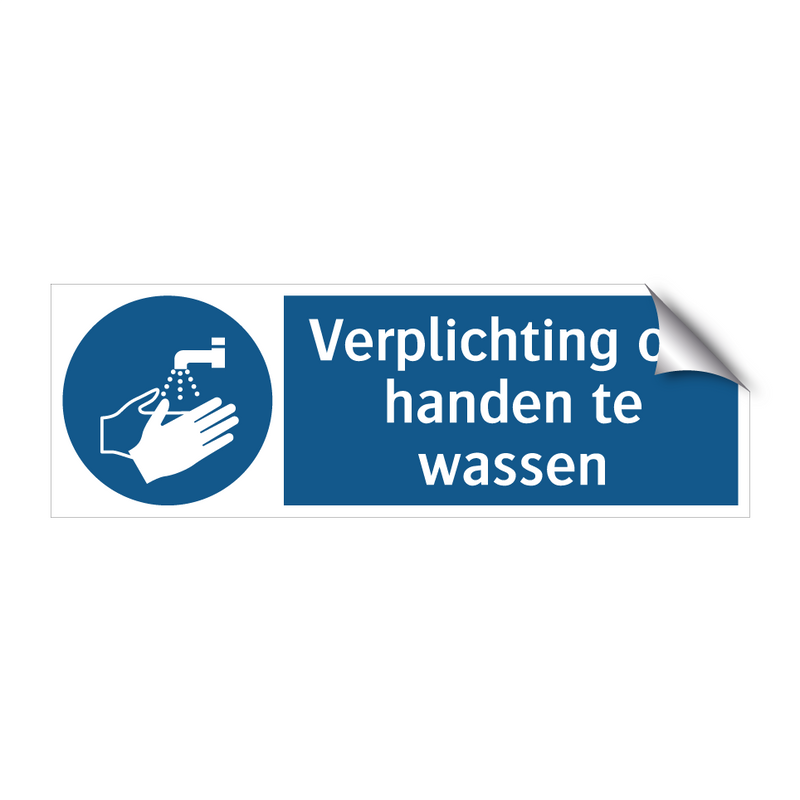 Verplichting om handen te wassen & Verplichting om handen te wassen