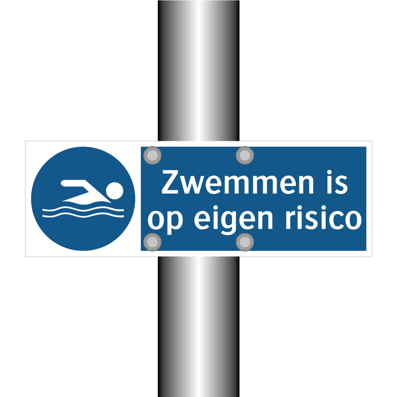 Zwemmen is op eigen risico & Zwemmen is op eigen risico & Zwemmen is op eigen risico