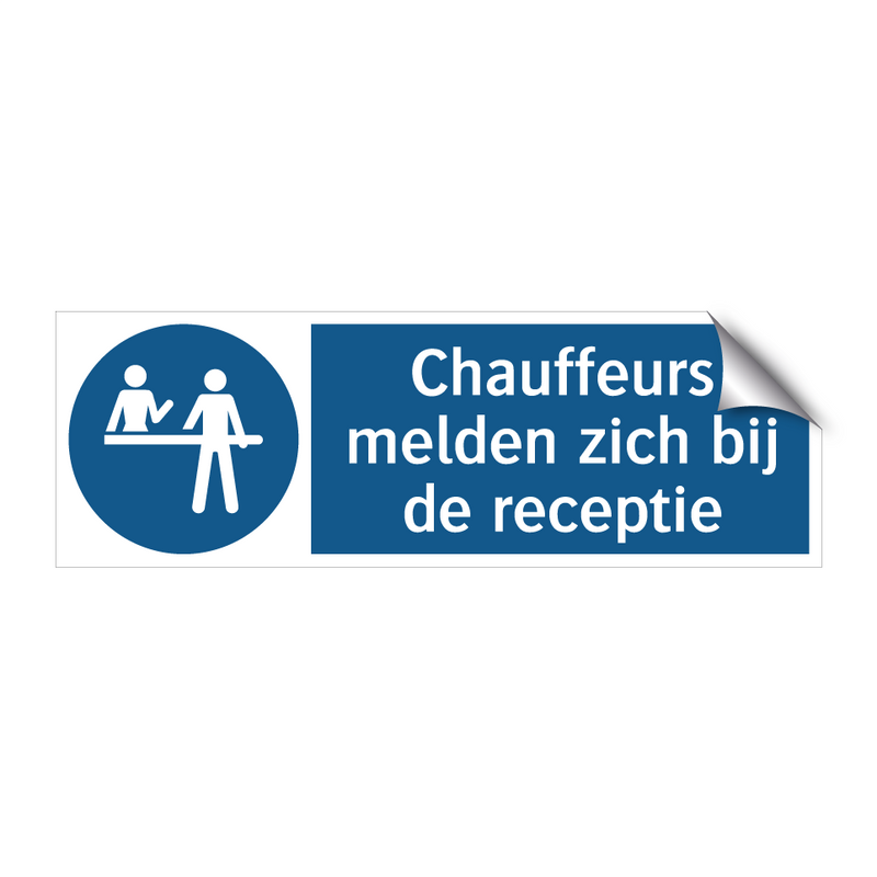 Chauffeurs melden zich bij de receptie & Chauffeurs melden zich bij de receptie