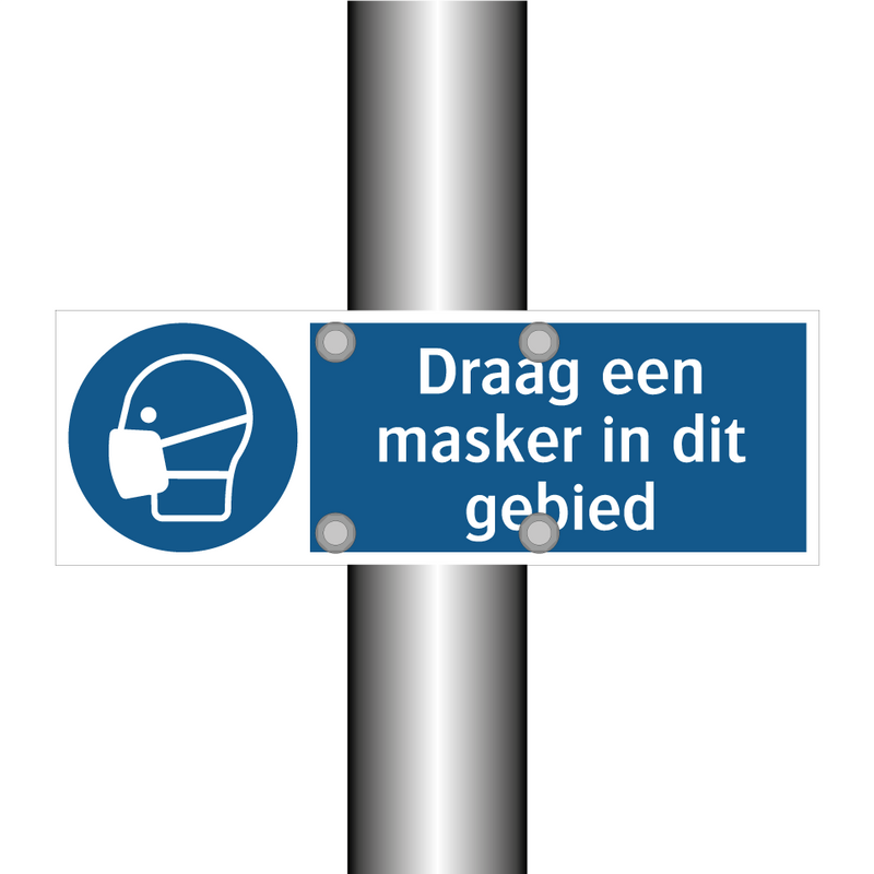 Draag een masker in dit gebied & Draag een masker in dit gebied & Draag een masker in dit gebied