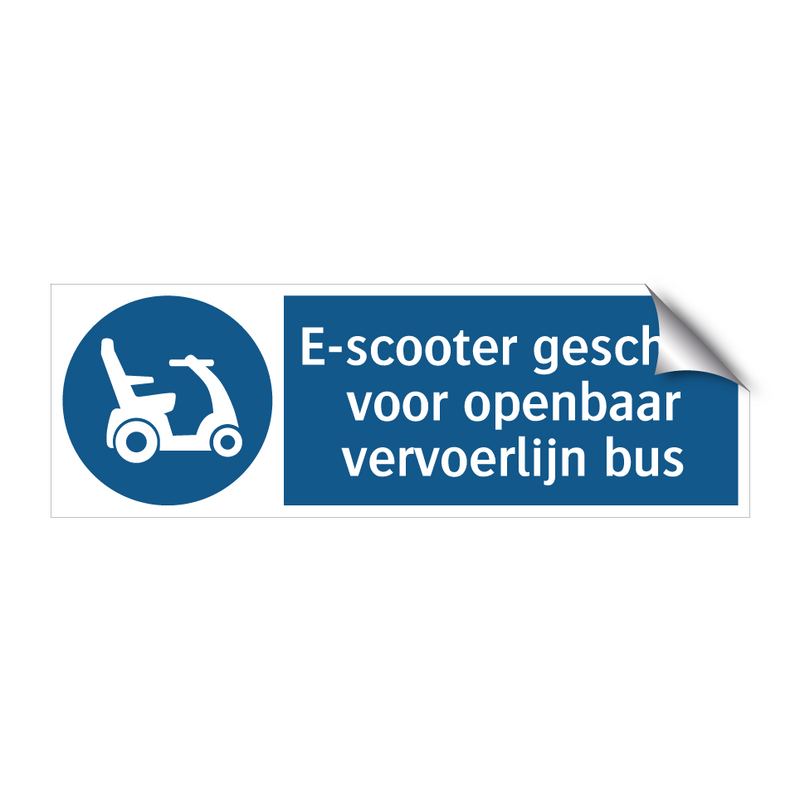 E-scooter geschikt voor openbaar vervoerlijn bus & E-scooter geschikt voor openbaar vervoerlijn bus