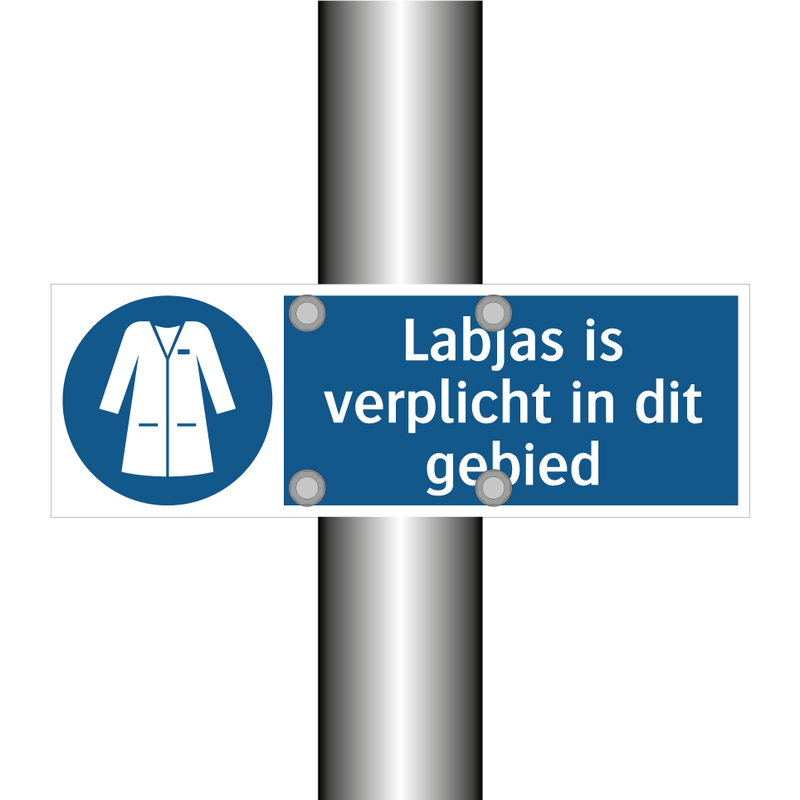 Labjas is verplicht in dit gebied & Labjas is verplicht in dit gebied