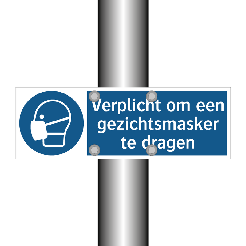 Verplicht om een gezichtsmasker te dragen & Verplicht om een gezichtsmasker te dragen