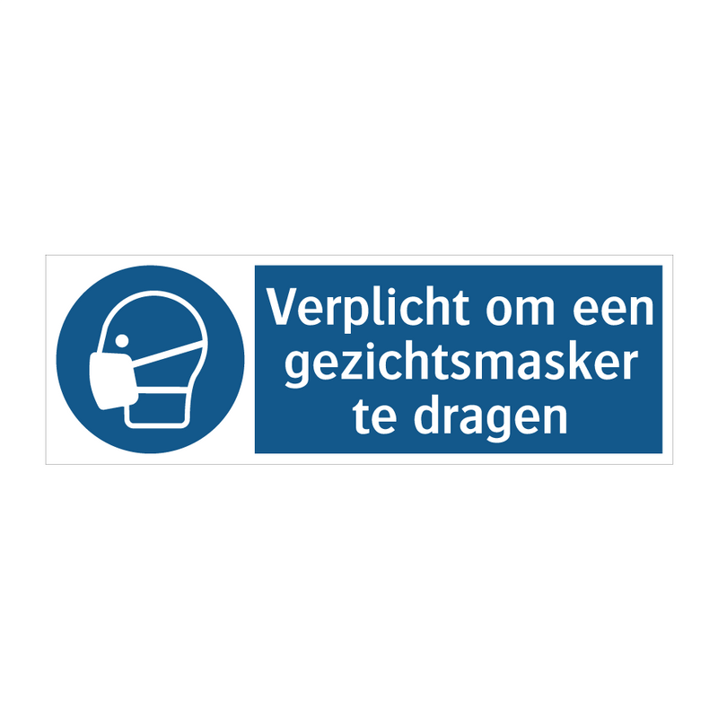 Verplicht om een gezichtsmasker te dragen & Verplicht om een gezichtsmasker te dragen