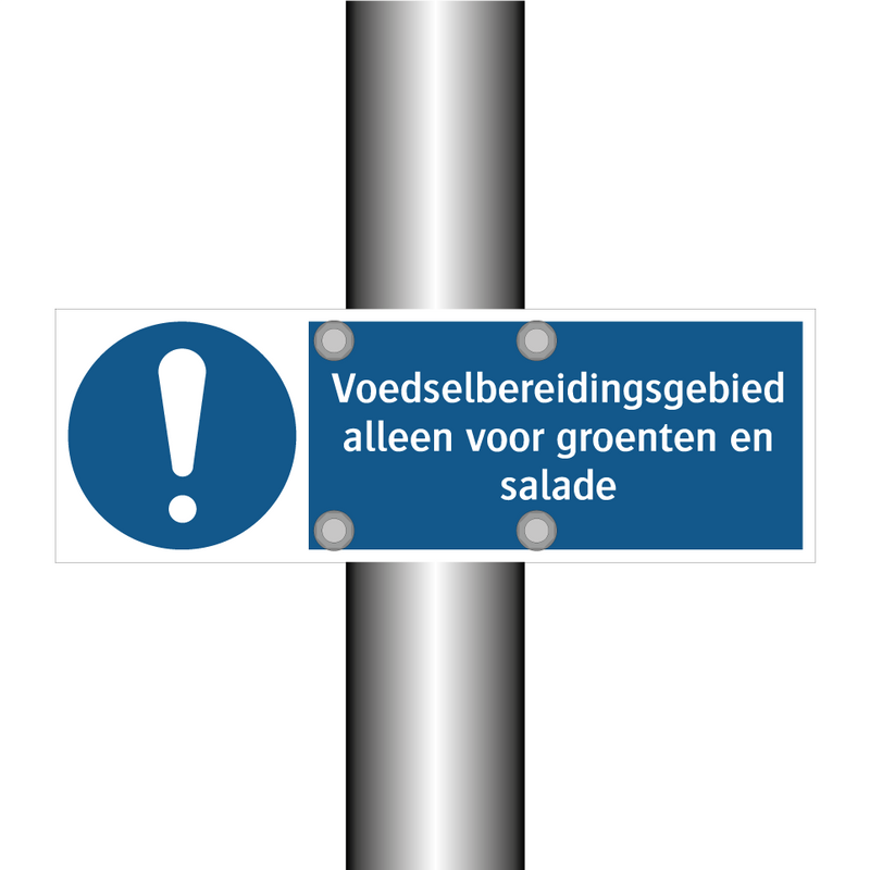 Voedselbereidingsgebied alleen voor groenten en salade