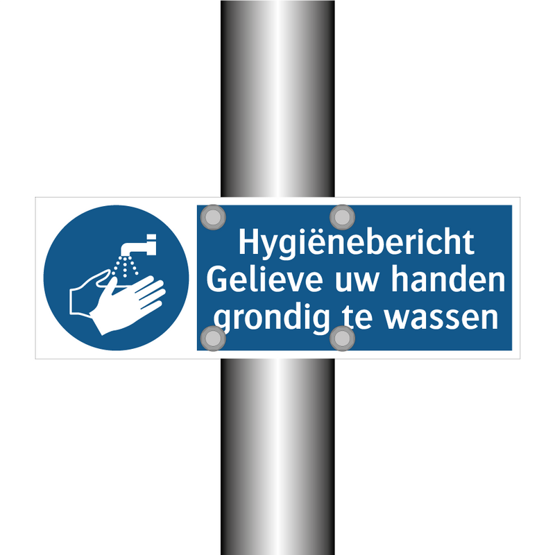 Hygiënebericht Gelieve uw handen grondig te wassen