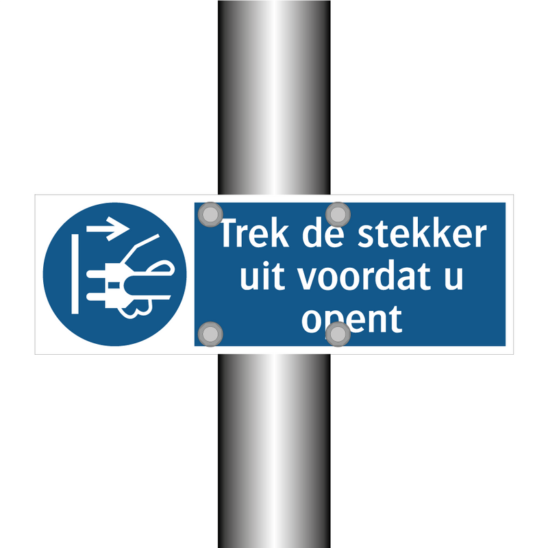 Trek de stekker uit voordat u opent & Trek de stekker uit voordat u opent