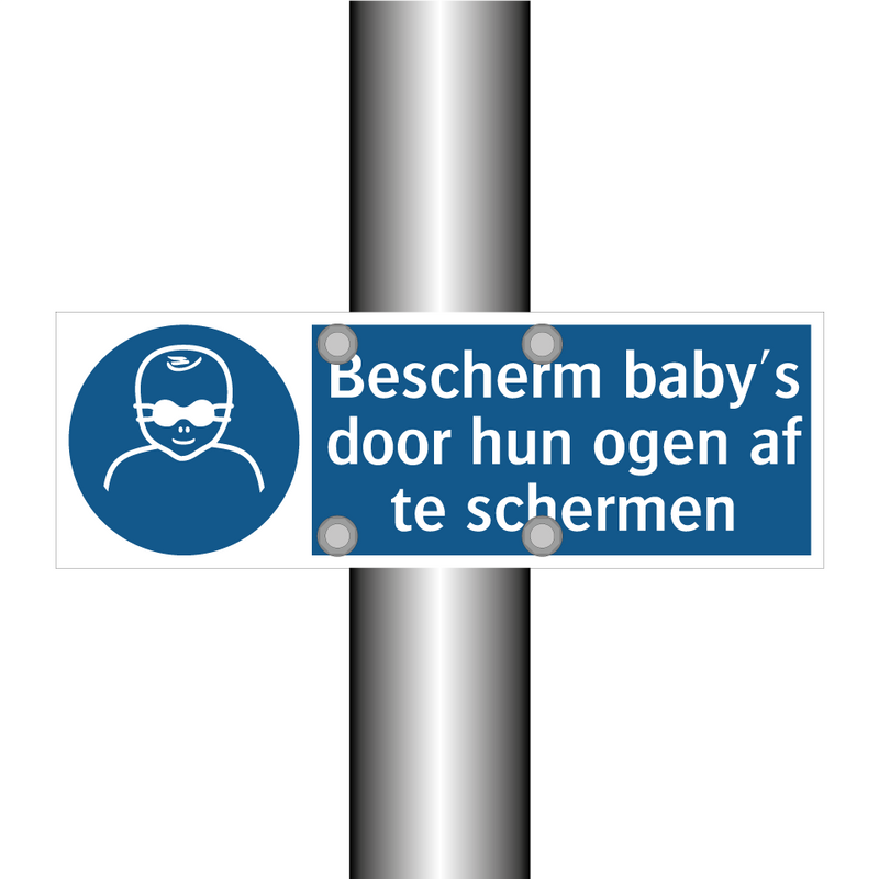 Bescherm baby's door hun ogen af te schermen & Bescherm baby's door hun ogen af te schermen