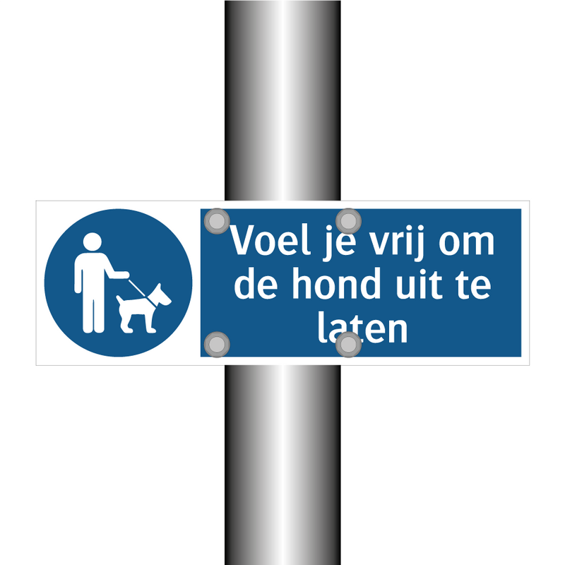 Voel je vrij om de hond uit te laten & Voel je vrij om de hond uit te laten