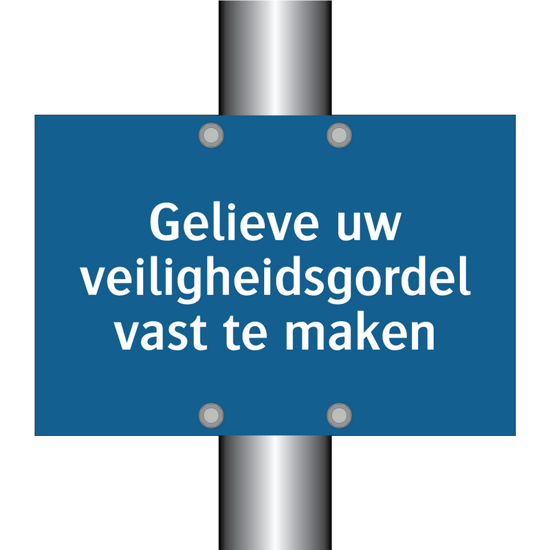 Gelieve uw veiligheidsgordel vast te maken & Gelieve uw veiligheidsgordel vast te maken