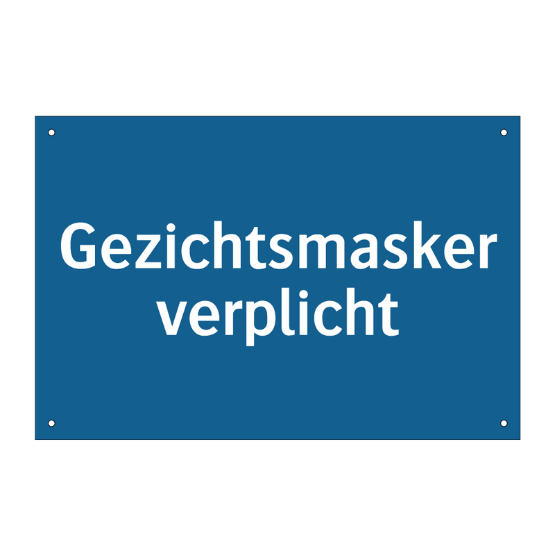 Gezichtsmasker verplicht & Gezichtsmasker verplicht & Gezichtsmasker verplicht