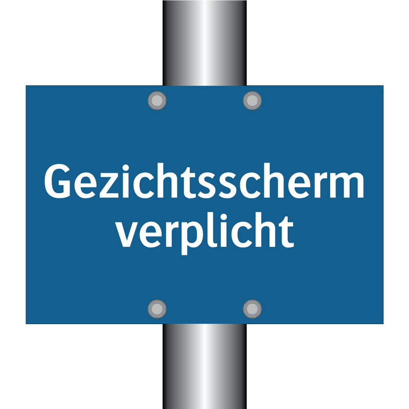 Gezichtsscherm verplicht & Gezichtsscherm verplicht & Gezichtsscherm verplicht